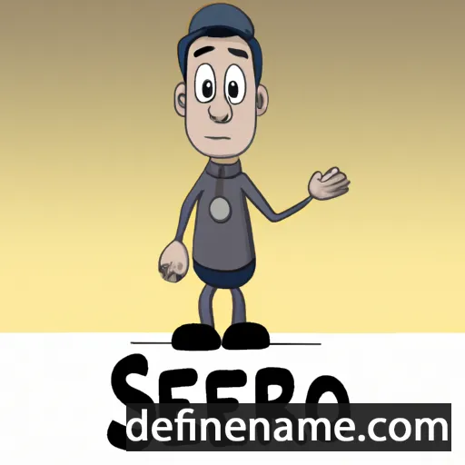 cartoon of the name Serjio