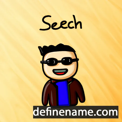 cartoon of the name Serjoscha