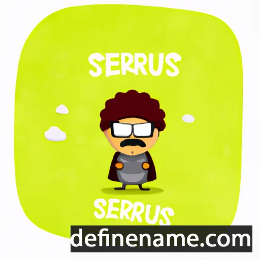 cartoon of the name Serouios