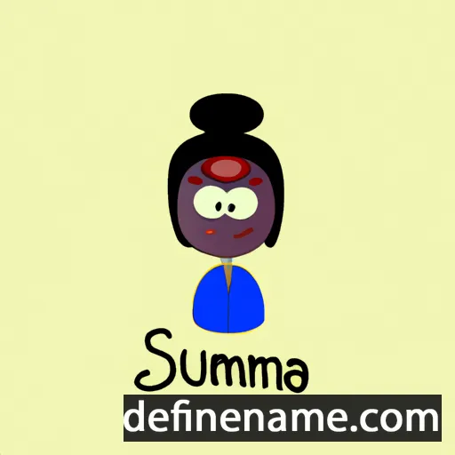 cartoon of the name Serumaa