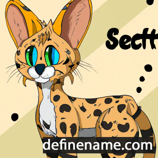 Serval cartoon