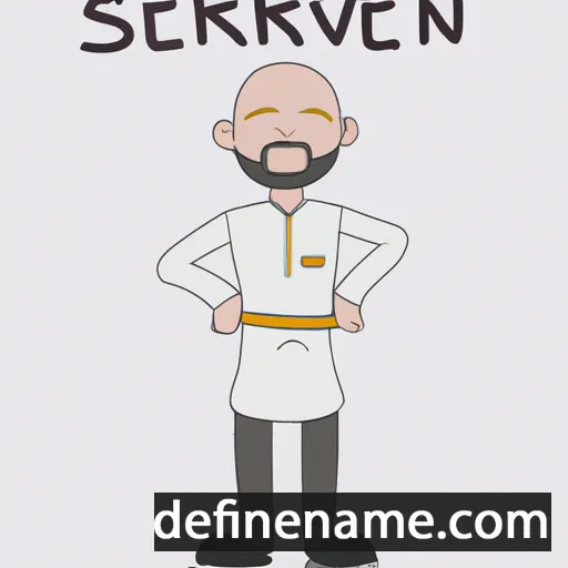 Servan cartoon