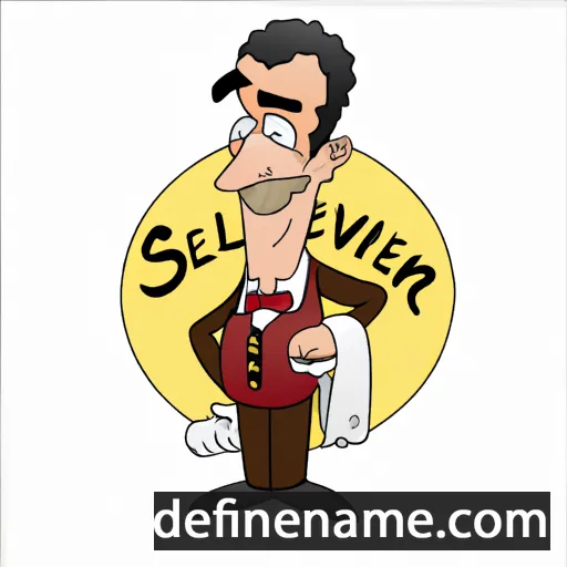 cartoon of the name Servilien