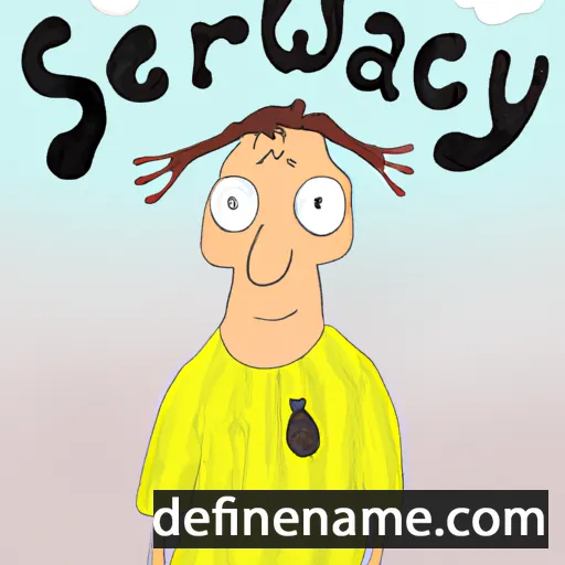 Serwacy cartoon