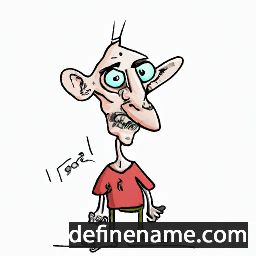 cartoon of the name Serzh