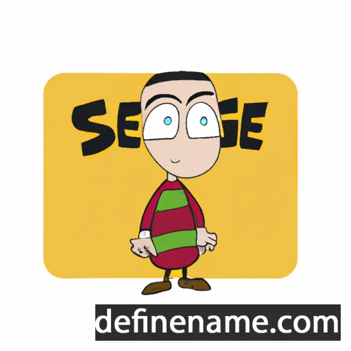 cartoon of the name Seseg