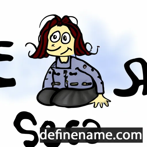 cartoon of the name Sesselja