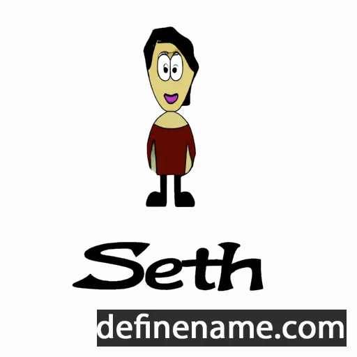 cartoon of the name Sethe