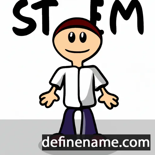 cartoon of the name Setim