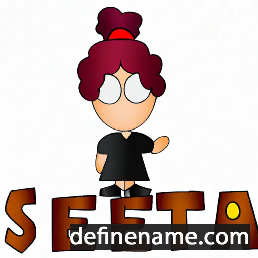 cartoon of the name Setta