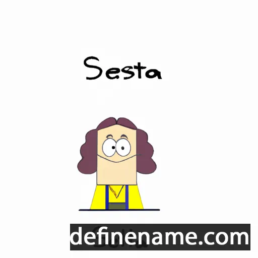 Settela cartoon