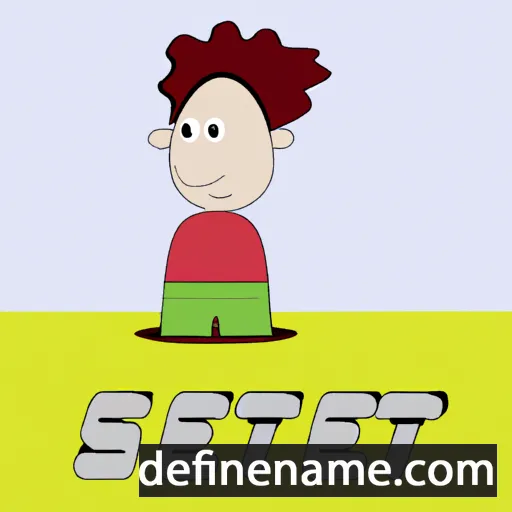 cartoon of the name Settie