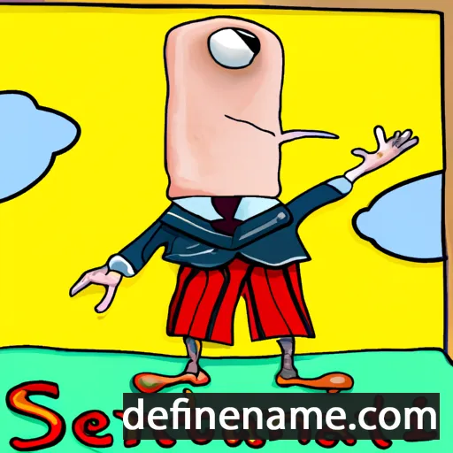 cartoon of the name Settimiano