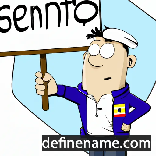 cartoon of the name Settimino