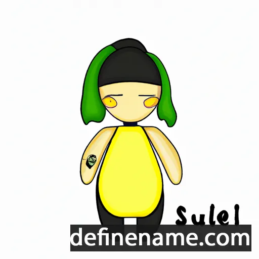 cartoon of the name Seulbi