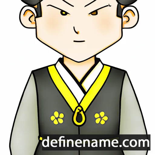 cartoon of the name Seung-hyeon