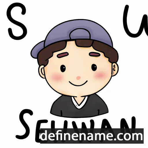 cartoon of the name Seung-wan