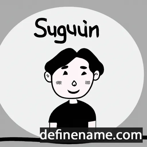 cartoon of the name Seung-yun