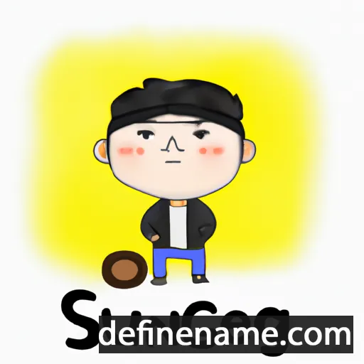 cartoon of the name Seung