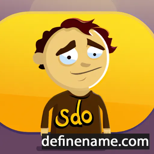 cartoon of the name Sevdo