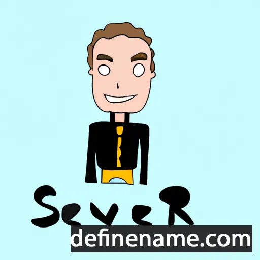 cartoon of the name Sevèr