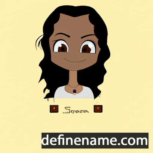 cartoon of the name Severiane