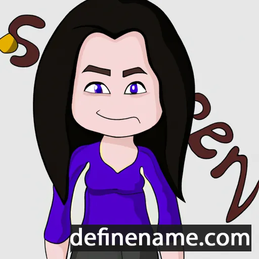 cartoon of the name Sevilen