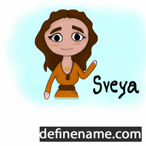 cartoon of the name Sevtya