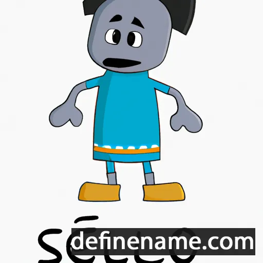 cartoon of the name Sewelo