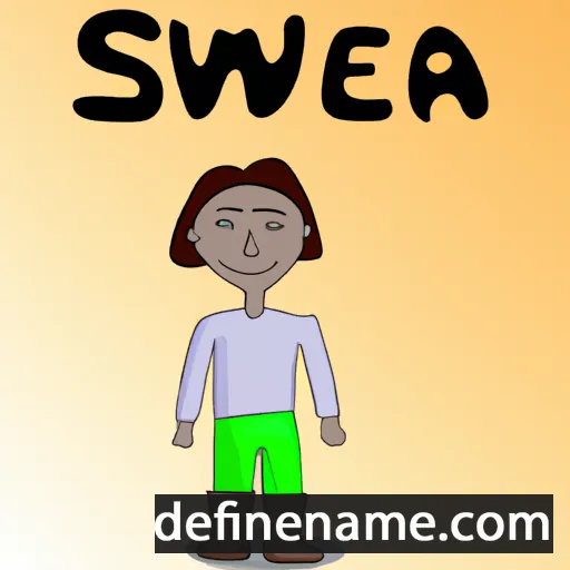 cartoon of the name Sewera