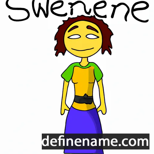 cartoon of the name Sewerëna