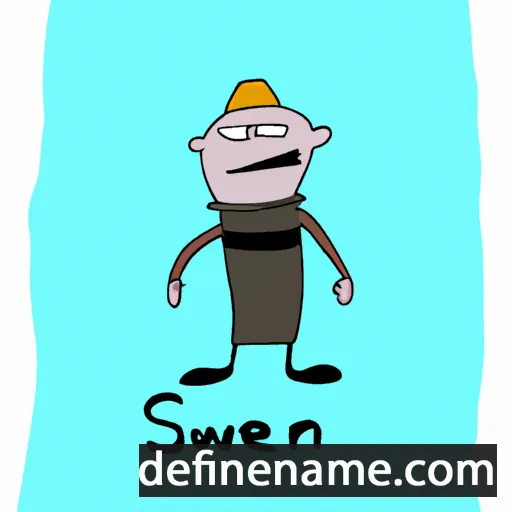 cartoon of the name Sewerin