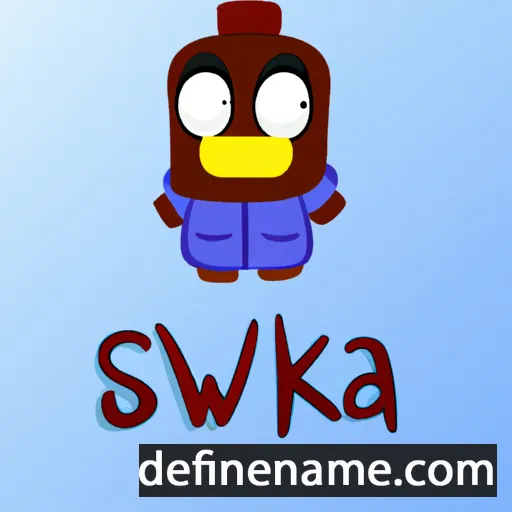 cartoon of the name Sewka