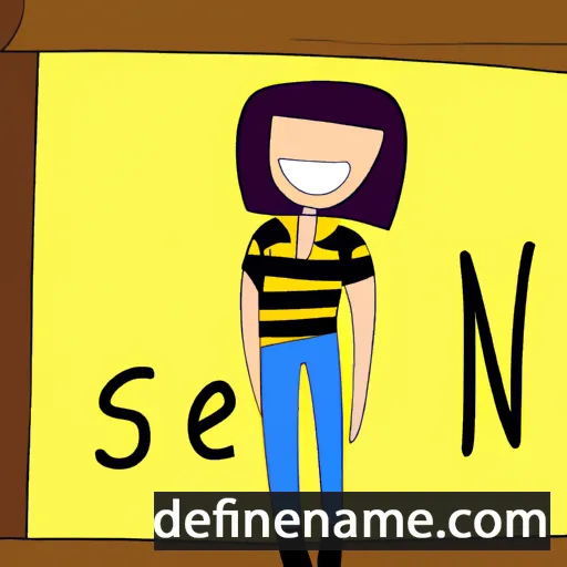 cartoon of the name Sezen