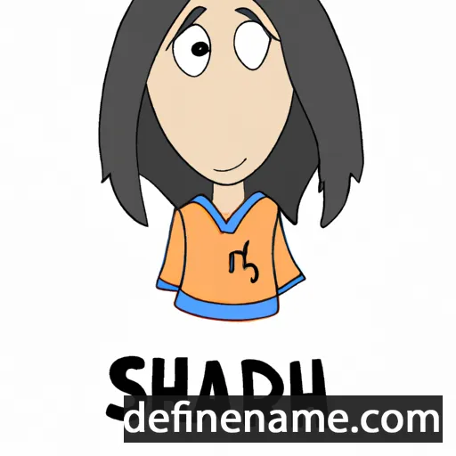 cartoon of the name Shaari