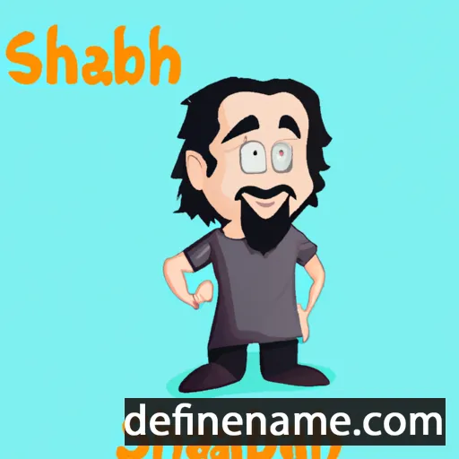 cartoon of the name Shabban