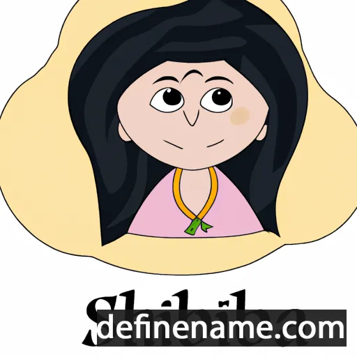 cartoon of the name Shabina