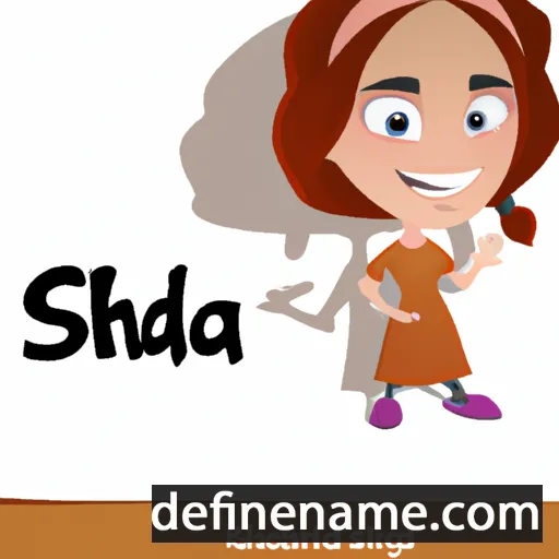 cartoon of the name Shada