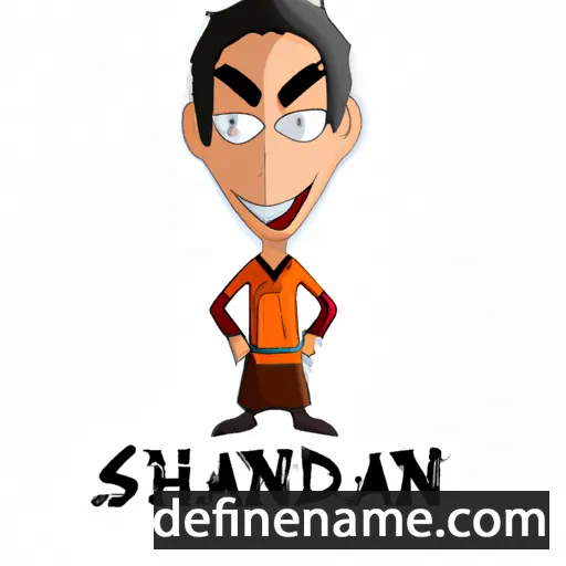 cartoon of the name Shadan