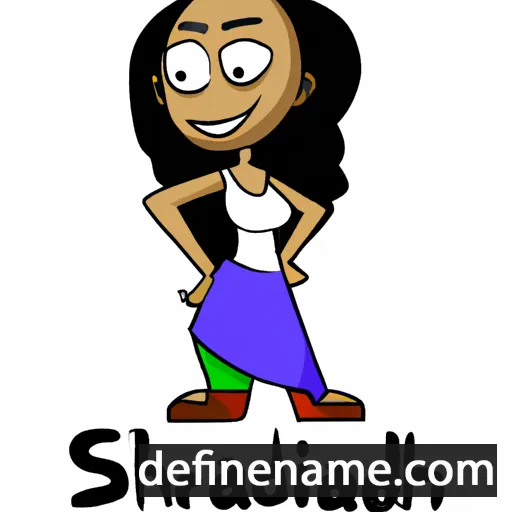 cartoon of the name Shadari