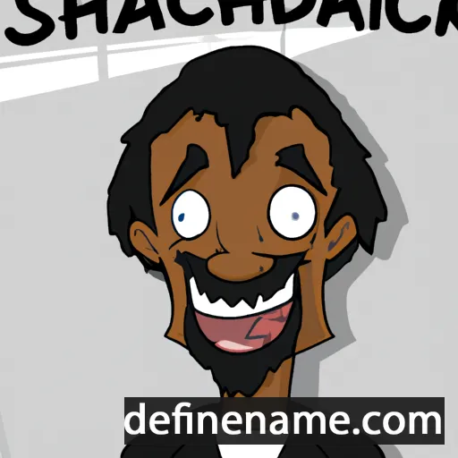 cartoon of the name Shadrack