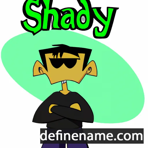 cartoon of the name Shady