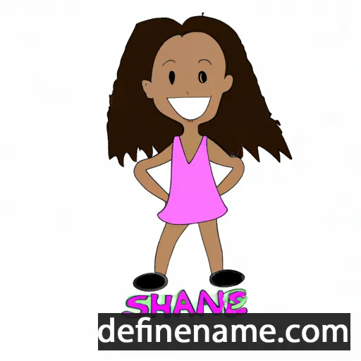 cartoon of the name Shaeanne