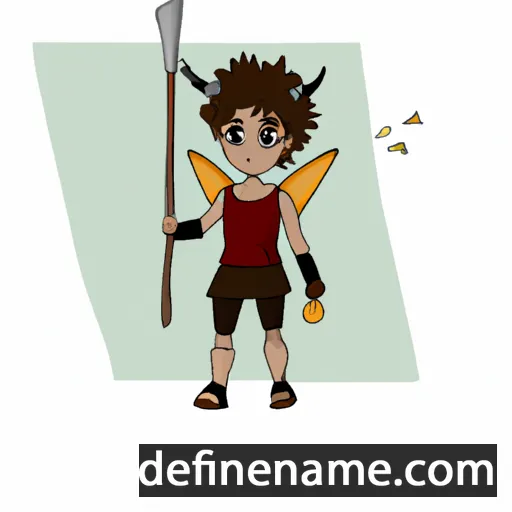 cartoon of the name Shaelin