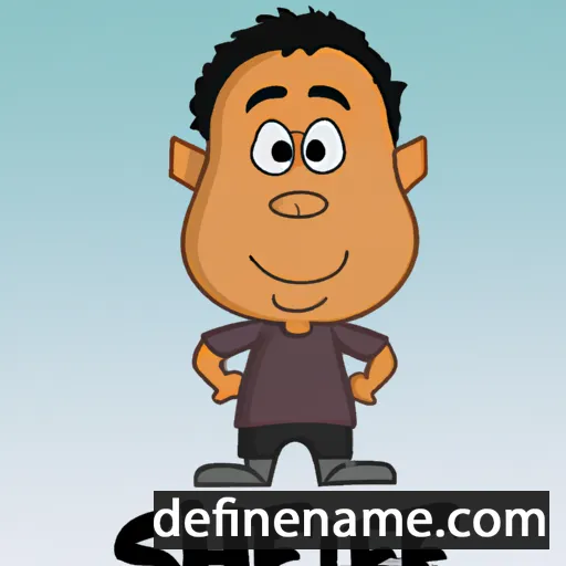 cartoon of the name Shafie