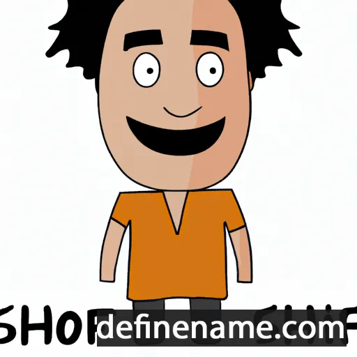 cartoon of the name Shahaf