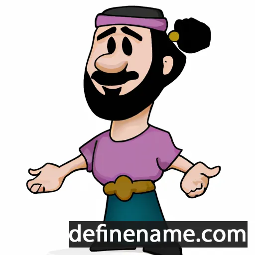 cartoon of the name Shahed