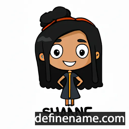 cartoon of the name Shahinez