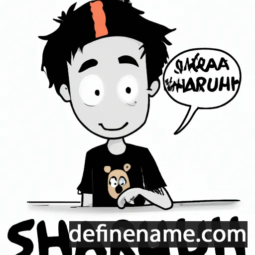 Shahrul cartoon