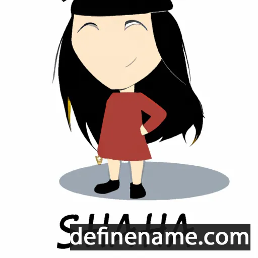 cartoon of the name Shaiah